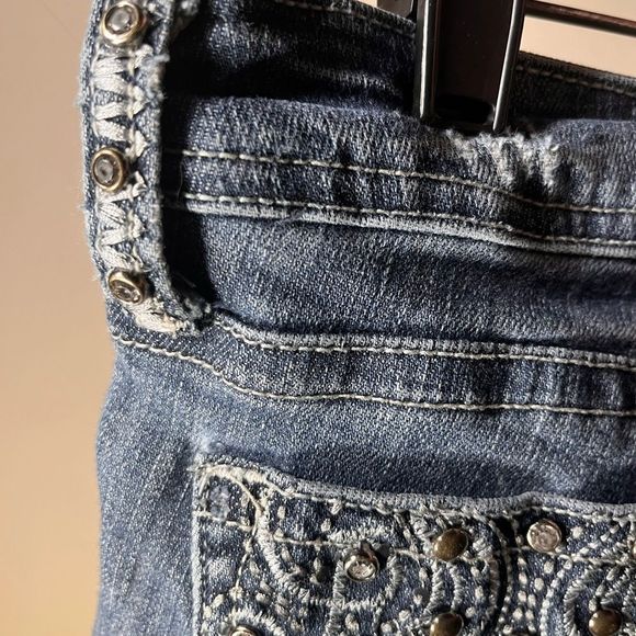 Jeans by Grace in LA USA capris 22” length Sz 7 good preowned cond - Picture 5 of 5